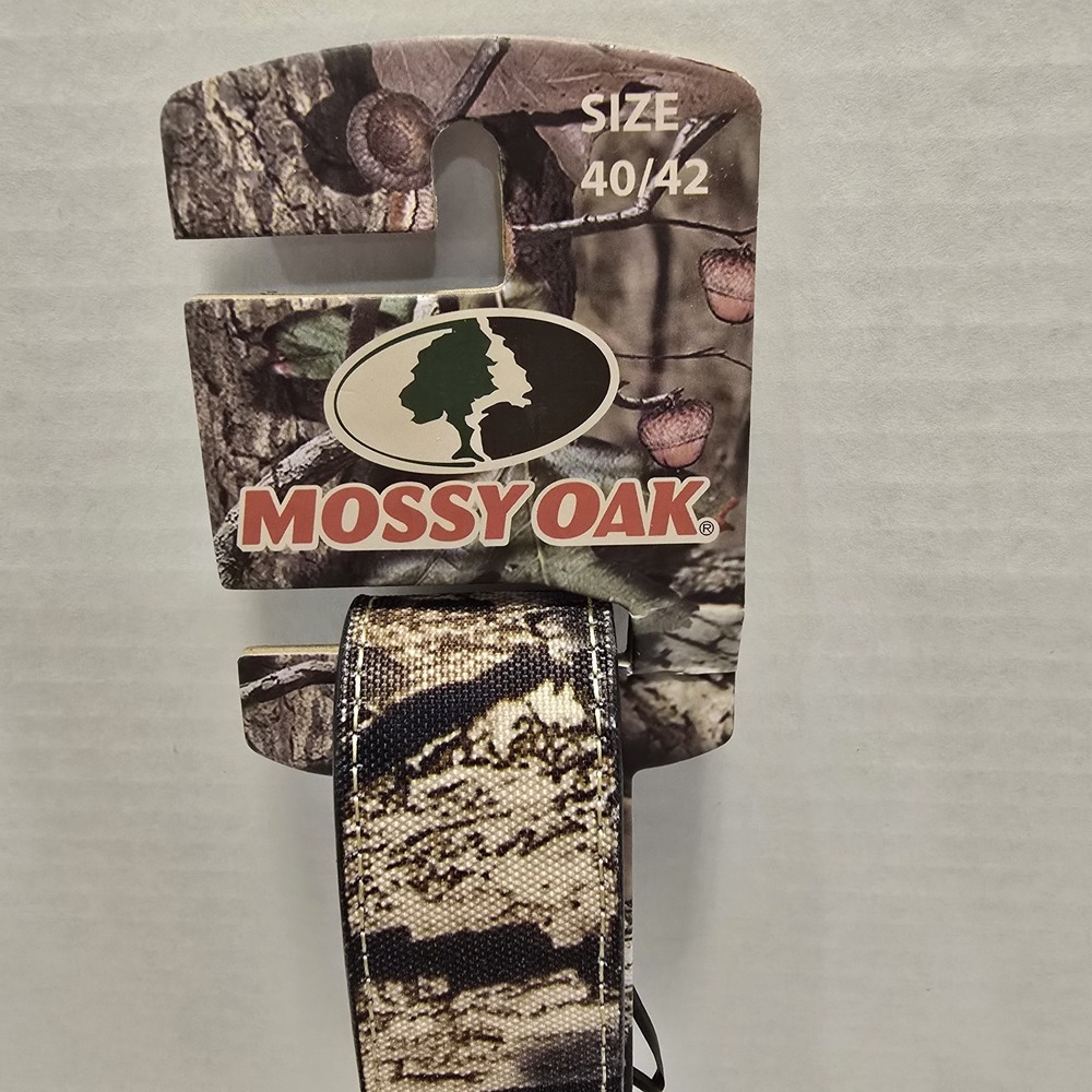 Mossy Oak Camoflauge Belt Size 40-42 Hunting Outdoor Gear Tactical Military New - Picture 2 of 4